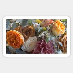 Autumn Brides Bouquet by Avril Thomas Sticker